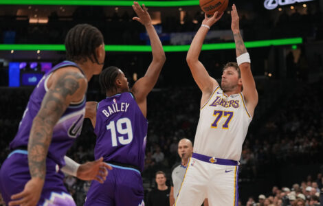 Lakers Jazz Basketball